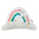 Pillow decorative baby I am "Rainbow", 51x30 cm, velor, 100%p/e
