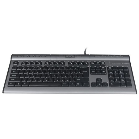 Keyboard A4Tech KLS-7MUU Silver/Black USB Slim Multimedia-3