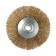 Metal brush for Ushm scrap, "plate", M14, 125 mm