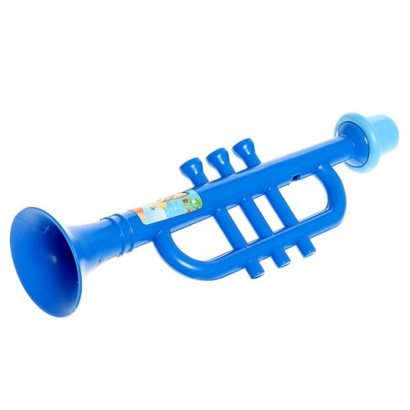 A set of musical instruments “Happy New Year”, sound, light, blue color-9