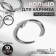 Ring for the cornice, connective, d = 20/24 mm, 10 pcs, silver color