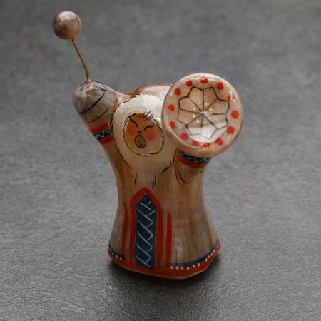 Сувенир " Эскимос-шаман", селенит-1