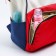 Women's backpack with thermal carman, thermal mosque - portfolio, red color