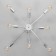 Ceiling chandelier "Orion" 8x60W E27 Color: Chrome