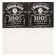 Napkins single -layer New Year's “100% Happiness”, 24x24 cm, set 20 pcs., For the New Year