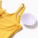 Swimsuit Assed female minku color yellow, size 44