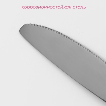Knife table shade made of stainless steel "Optima", length 20.7 cm, thickness 2 mm-1