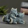 Figure "Cat Friendship" gray-blue 6x8x5cm