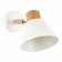 Wall lamp EVOLUCE. Sle103701-01. BUVE. 1x60 watts, E27, 16x18 cm, color light wood, white