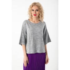 Female jumper, size 44, gray color