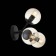 Sconces st. SL549.411.03. Stampo. 3x40 watts, E27, 33x31 cm, black color