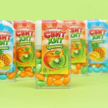 Sugar dragee "Sweet Hit" Tropix Assorted, 12 g-3