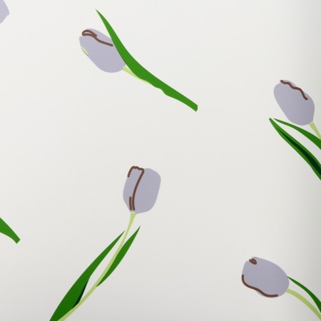 Film for flowers matte, "watercolor tulips", 57x56cm, lilac-4
