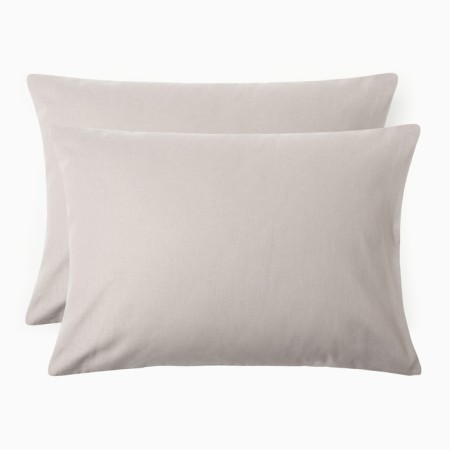Set of pillowcases "Ethel" 50x70 cm - 2 pcs, gray color, 100% cotton, calico