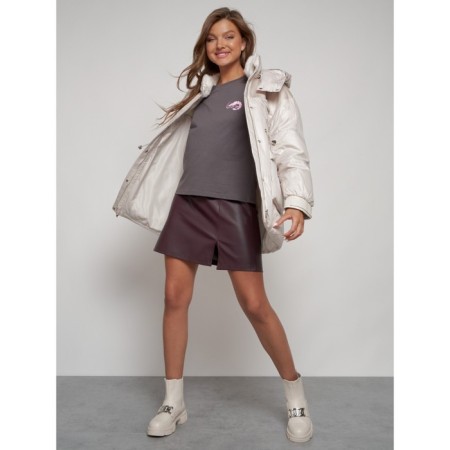Winter jacket, size 46, beige color-14