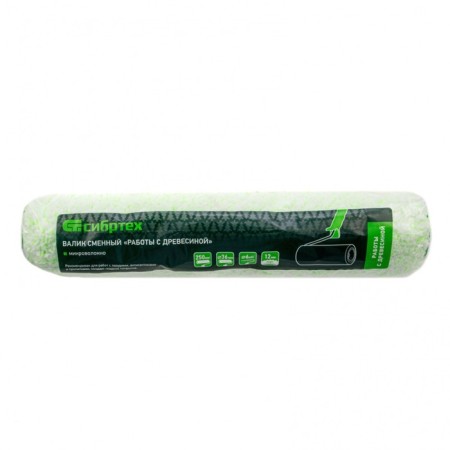 Sibrtekh SibRTS -SIBT roller 80255, micro -fiber, 250 mm, handle d = 6 mm, d = 36 mm, pile 12 mm-4
