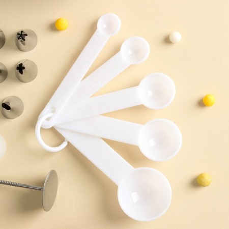 Set of confectionery “norm”, 13 objects: forceps, 8 nozzles, confectionery bag, adapter, measuring spoons, confectionery nail-3