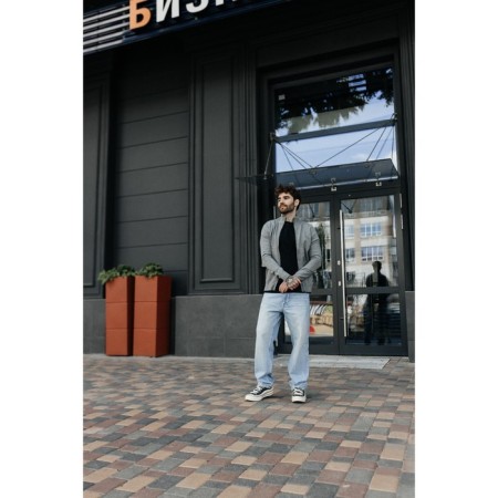 Jumper male ise, size 54, color gray color-4