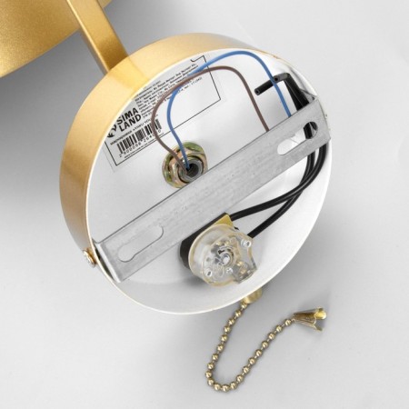 Sconces with switch "Pianty" LED 12W 4000k gold 15x26x16cm-8