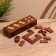 Board game 2V1 (domino + cubes) 25x7.5x5 cm, wooden wood