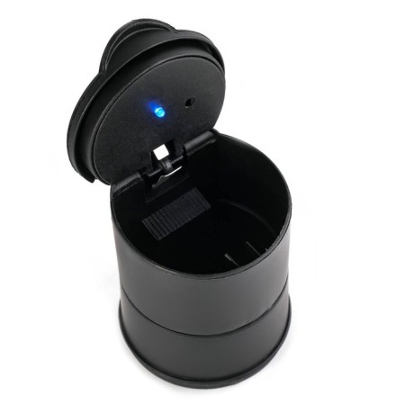 Ashtray for cars, with a backlight 9 x 6.8 cm, black-2