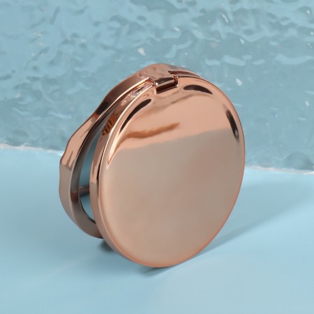 Mirror folding "waves", d = 7.5 cm, color pink gold-4