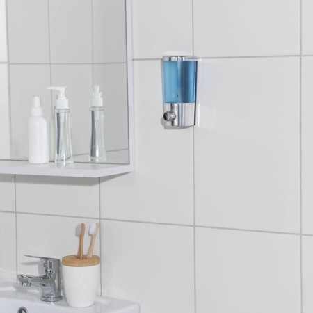 The dispenser for antiseptic/liquid soap is mechanical, 400 ml, metal, color chromium-6