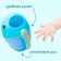 Plastic bucket for bathing and shampooing, children's bath bucket "Kit", 400 ml., With a leerch, blue color