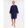 Wafel children's robe "kimono", size 34, color dark blue