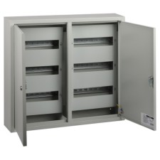 The body of the metal hinged era Shchrn-72 2-door (540x600x120) IP31 UHLZ, gray