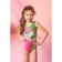 KAFTAN "Tropical" swimsuit, height 98-104 (30), green