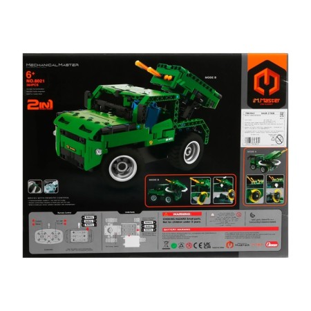 Radio -controlled designer "Katyusha", 2 assembly options, 364 parts-5