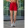 Women's shorts ise, size 46 cm, red color