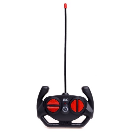 Radio controlled machine "Sports", battery, on the control panel, light effects, green color, 1:18-4