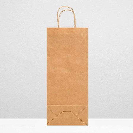 Package for a bottle, craft, 14 x 8 x 32 cm-1