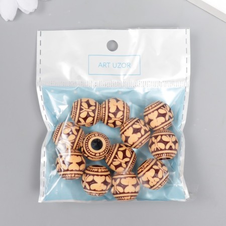 Beads for creativity plastic "Ethno. Butterflies" set 20 g d = 1.5 cm-3