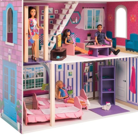 Puppet house "Florence" (with furniture)-8