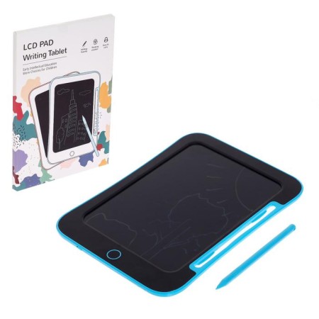 LCD drawing tablet, color pattern 22 × 16 cm, with a handle