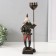 Polystone Climber "Rooster in the Military Camisole" 12x11x37.5 cm