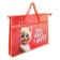 A3 folder with handles, plastic, lightning from above, 470 x 335 mm, PM-A3-26 "Fit Hide and Hide Seek" Pink
