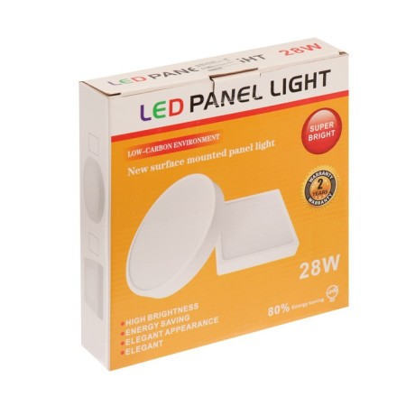 Patch LED lamp C-10, 185x35 mm, 24 W, 2160 lm, 6500 K, circle.-6