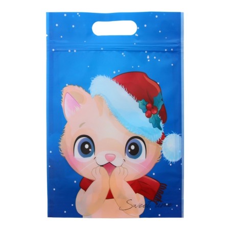 Gift package, with zip-lock fastener, "Winter kittens", 15x22cm mix-11