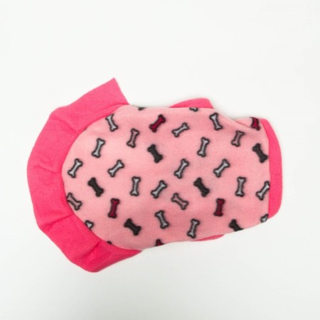 A sweatshirt with a skirt "Bones", Size S (DS 25, Osh 25, OG 35 cm), Pink-4