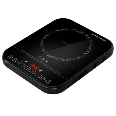 Maunfield Efi301TBK tile, 2000 watts, 1 burner, timer, sensor, black