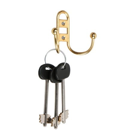 Hook furniture tundra TKD017, two -rod, gold-2
