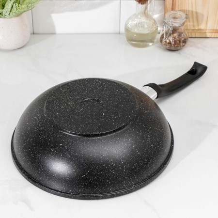 Pan - Vok Dolyana "Elite", d = 28 cm, anti -stick coating, black color-2