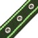 Collar of tarpaulin dimensionless two -layer, 67 x 3 cm, khaki/salad