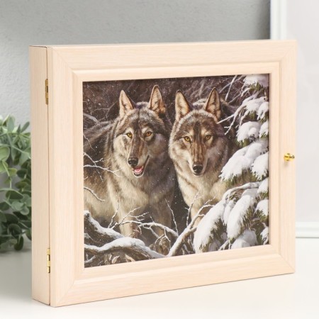 Key of "Robber" Milk oak 26x31 cm-1