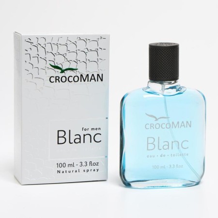 Male Crocoman Blanc toilet water, 100 ml (based on Lacost 12.12 BLANC)-2