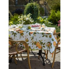 Скатерть Apple blossom, размер 150х220 см яблоки, желтый